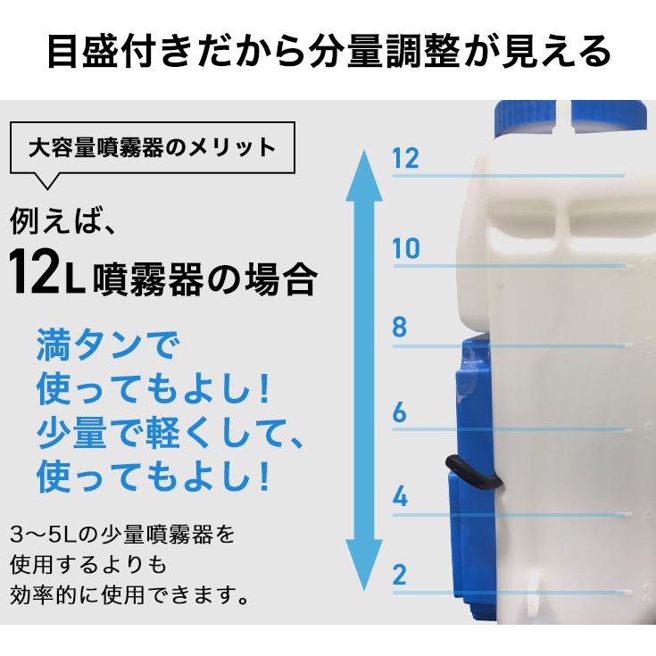 HAIGE（ハイガー） 充電式電動噴霧器 20L 背負い式 バッテリー式