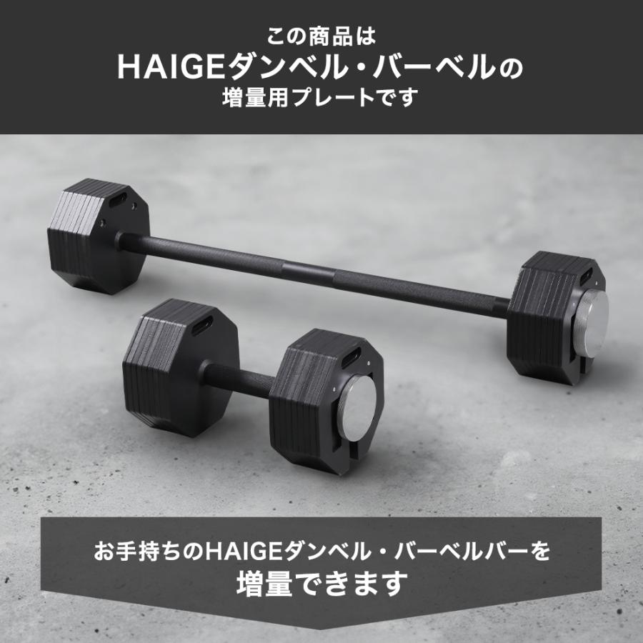 ダンベル・バーベル用プレート 2kg 8枚セット HG-OIPL02-08 : HAIGE 