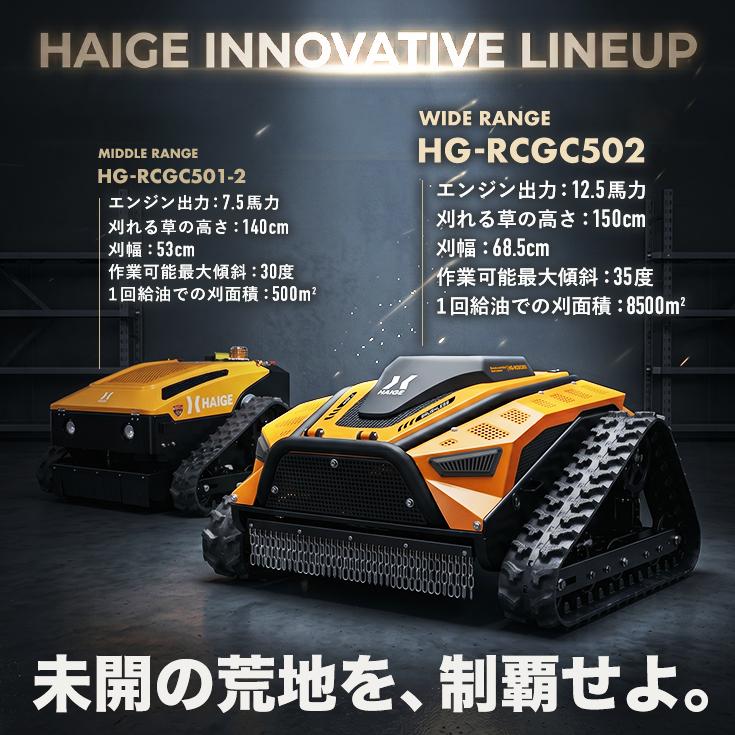 HAIGE（ハイガー） 【10,000円OFFクーポン有】 ラジコン式草刈り機