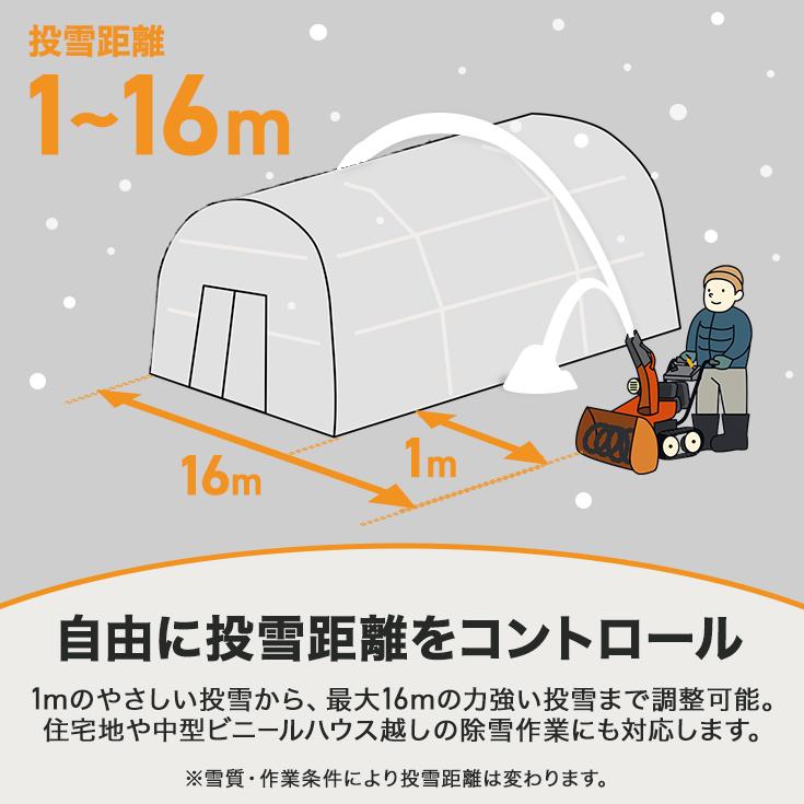 HAIGE（ハイガー） ＜来季準備に!即納＞ハイガー 自走式エンジン除雪機