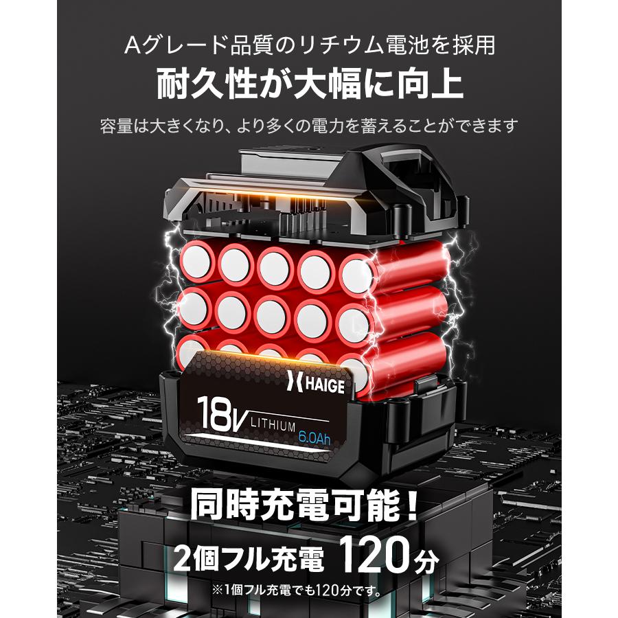 HAIGE ハイガー公式 次世代 電動除雪機(バッテリー2個+充電器 HAIGE ハイガー公式 次世代 電動除雪機(バッテリー2個+充電器