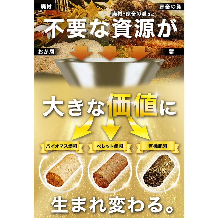 HAIGE ハイガー公式 ペレタイザー ペレット製造機 バイオマス HAIGE ハイガー公式 ペレタイザー ペレット製造機 バイオマス