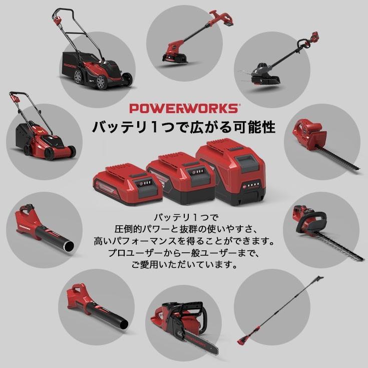 ハイガー公式 電動芝刈機 充電式（バッテリーセット）コードレス 24V 軽量 POWERWORKS P24LM32P 1年保証｜haige｜03