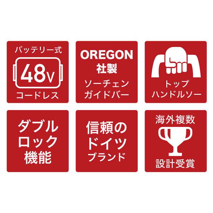 HAIGE ハイガー チェーンソー 充電式（48Vバッテリーセット