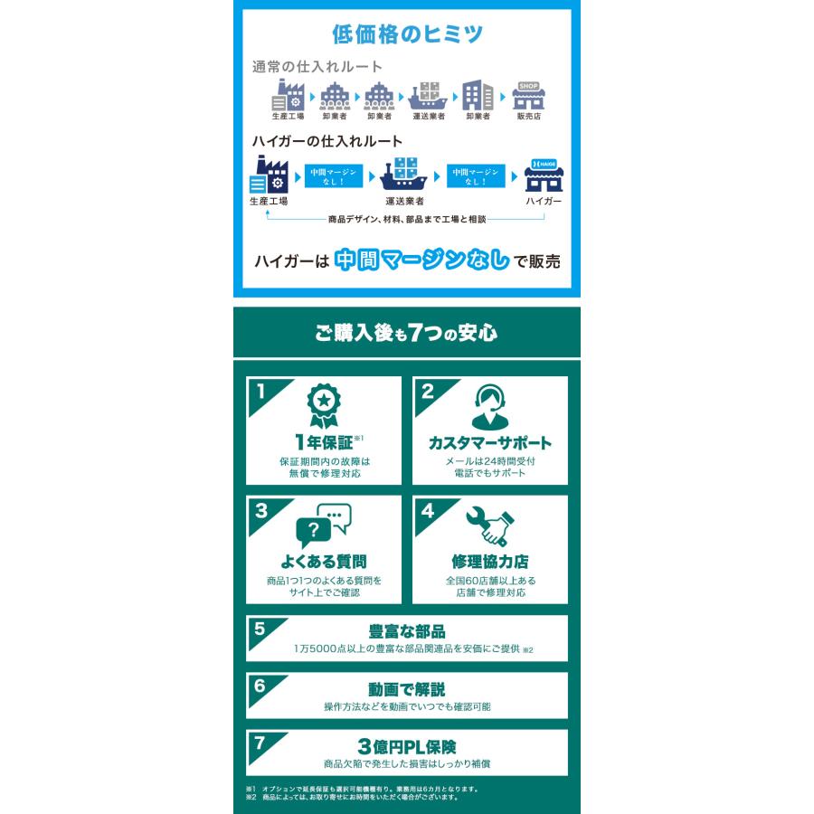 HAIGE（ハイガー） ＜来季準備に!即納＞ハイガー 充電式電動除雪機（大