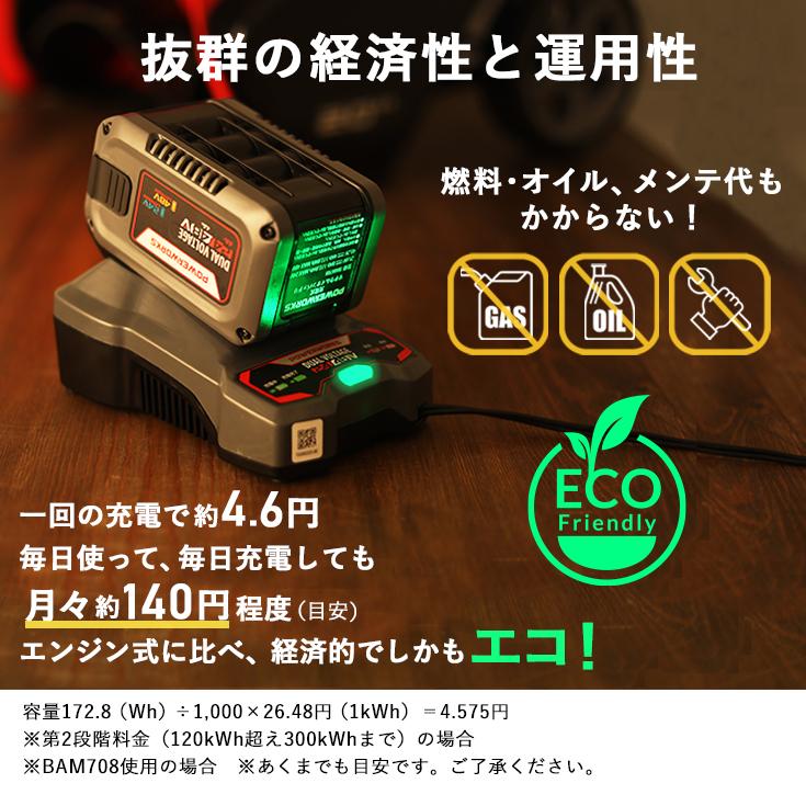 ハイガー公式 充電式電動除雪機（大容量バッテリー48V＋急速充電器）1200W コードレス 小型 家庭用 軽量 静音 SNE402 1年保証｜haige｜14