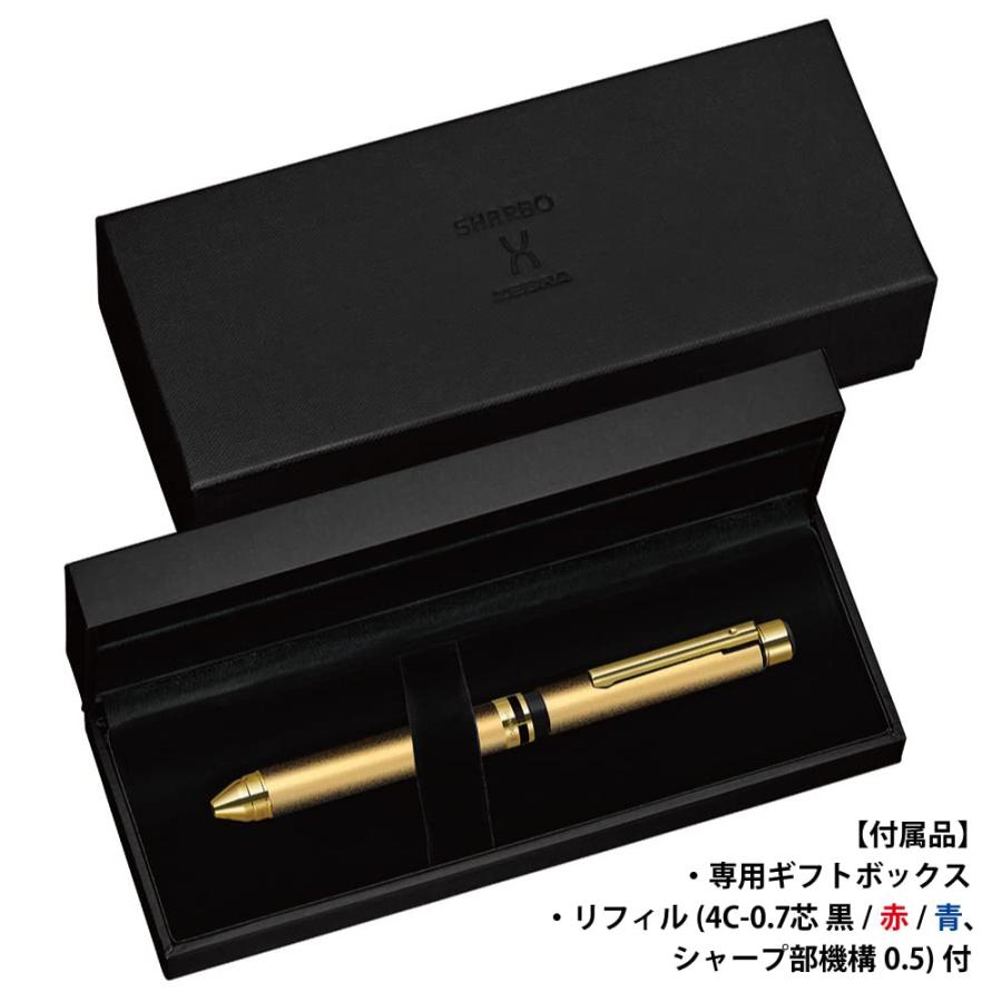 ゼブラ(ZEBRA) 多機能ペン シャーボX 金軸 リフィル入 SBX-GO-KN ゼブラ(ZEBRA) 多機能ペン シャーボX 金軸 リフィル入 SBX-GO-KN