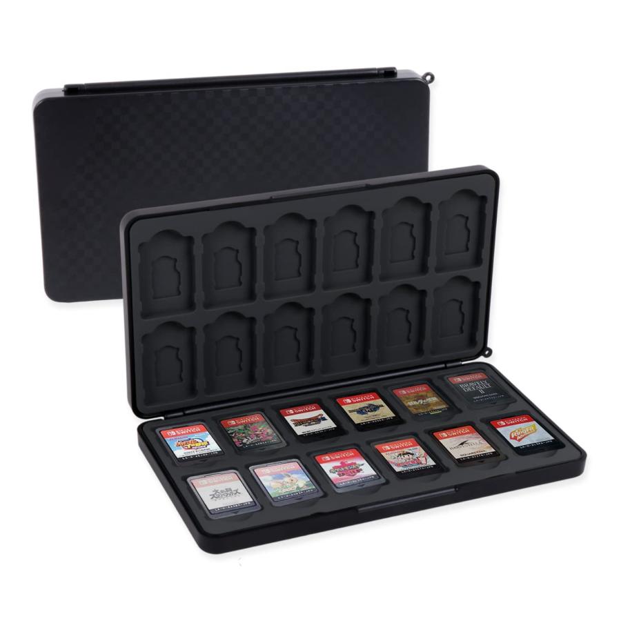 TK&Co.] switch ソフトケース 24枚収納 ハードタイプ ゲームカード