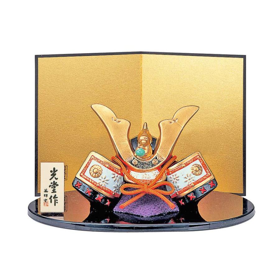 薬師窯 五月人形 端午の節句 錦彩 出世 兜(金龍・小)（Yahoo!・はいじストア）