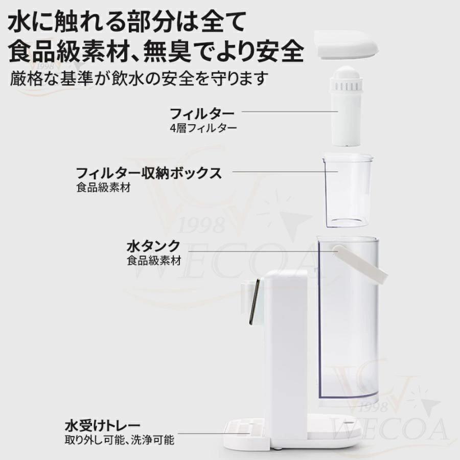 2026改良型 ウォーターサーバー 電気ケトル 3L 水道水 卓上 浄水型