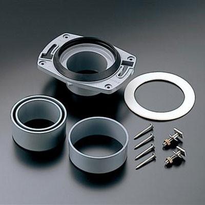 TOTO:腰掛便器用床フランジ(VU・VP100用) 型式:HP430-1 : 配管部品 