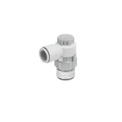 【その他金物、部品】SMC:ワンタッチ管継手付スピードコントローラ インチサイズ 型式:AS2201F-01-07SA（1セット:10個入）★送料込