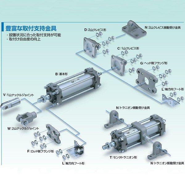 SMC:エアシリンダ 型式:CDA2F63-1200Z(1セット:10個入) : 配管 SMC:エアシリンダ 型式:CDA2F63-1200Z(1セット:10個入) : 配管