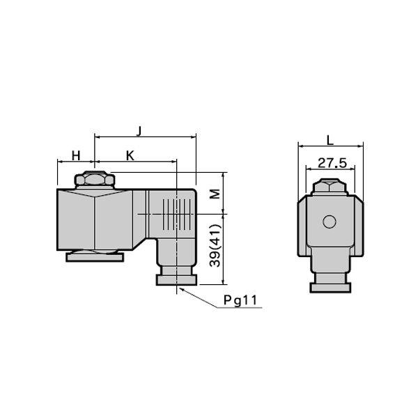 CKD:パイロットキック式2ポート電磁弁(ダイアフラム駆動)　型式:ADK11-15A-02H-AC200V