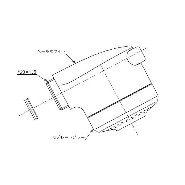 TOTO:シャワーヘッド部(TL385型用) 型式:THC18R : 配管部品 ヤフー店