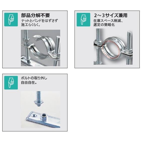 日栄インテック:レベルバンドF(GP・VP) 型式:N-010743-202 : 配管部品