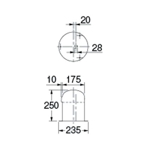 定期お届け便 カクダイ:立型散水栓ボックス(カギつき) 型式:626-139