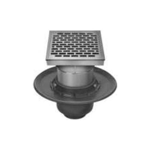 長谷川鋳工所:椀型鋳鉄製排水トラップ 型式:T5B-ES-FW付-接続管付