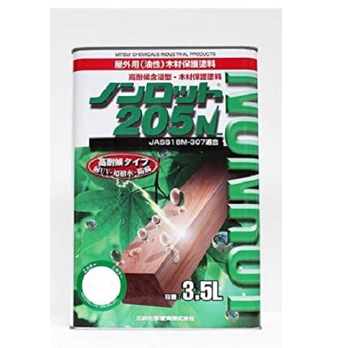 在庫一掃60％Off 三井化学産資:ノンロット205N Zカラーシリーズ 型式:グラスグリーン3.5L