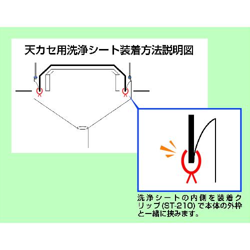 横浜油脂工業:Linda 天カセエアコン用洗浄シート 型式:MZ30 : 配管部品