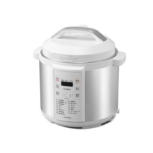 IRIS OYAMA 電気圧力鍋　PC-EMA6-W アイリスオーヤマ:電気圧力鍋 6.0L ホワイト 型式:PC-EMA6-W : 配管