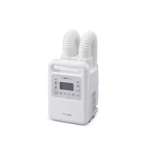 ふとん乾燥機 ハイパワーツインノズル ホワイト FK-WH1（107） アイリスオーヤマ:ふとん乾燥機 ツインノズル ハイパワー 型式:FK-WH1