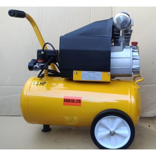 エスコ:AC100V/1.12kw エアーコンプレッサー(タンク 25L) 型式:EA116SC 