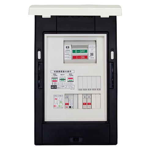 河村電器産業:enステーション(切替開閉器盤) EZO 型式:EZO1-22S : 配管