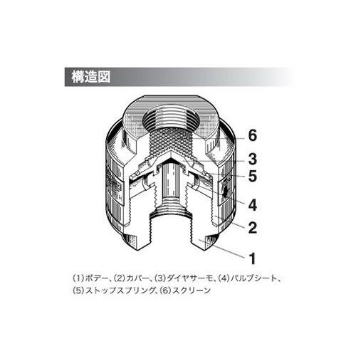 ミヤワキ:ダイヤフラム式スチームトラップ 型式:DL1-10C-10A ミヤワキ:ダイヤフラム式スチームトラップ 型式:DL1-10C-10A