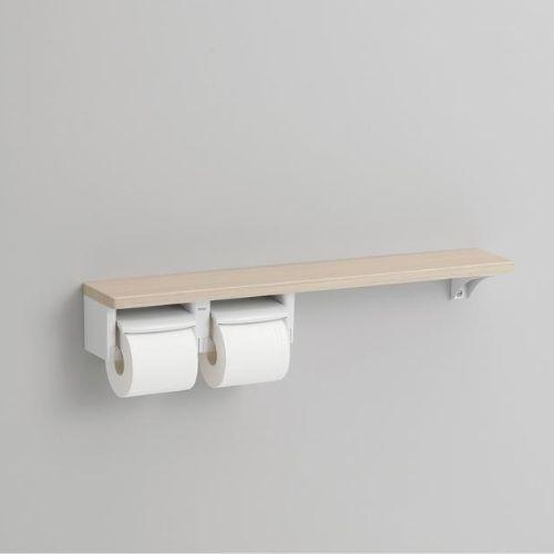 TOTO:木製手すり 棚タイプ 紙巻器 トイレットペーパーホルダートイレ
