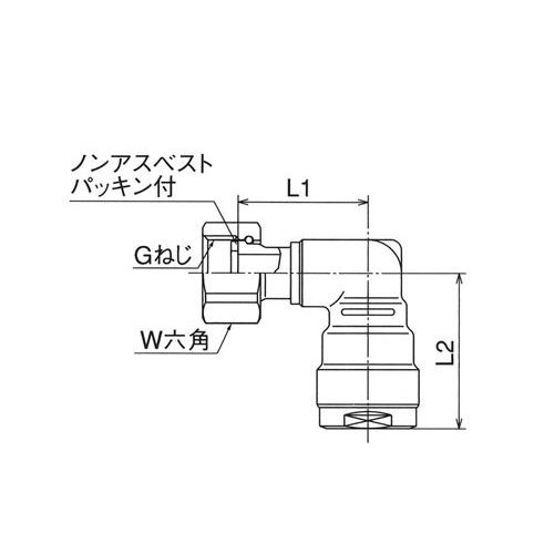 は幅広い品揃えで オンダ製作所:ダブルロックジョイント エルボアダプター 青銅製 型式:WL12A-2516C-S（1セット:32個入）