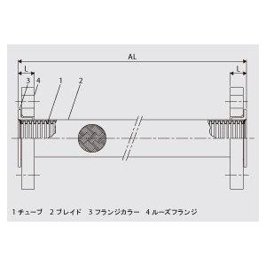 テクノフレックス:フレキシブルジョイント F110 型式:F110-65A-600L