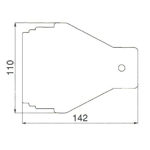 ミヤコ:洗濯機パン用トラップ締付工具 型式:M44PK｜haikanbuhin｜02