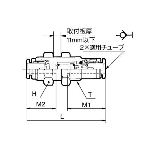 SMC:隔壁用ユニオン(10個入) 型式:KCE04-00 : 配管部品 ヤフー店 - 通販 - Yahoo!ショッピング