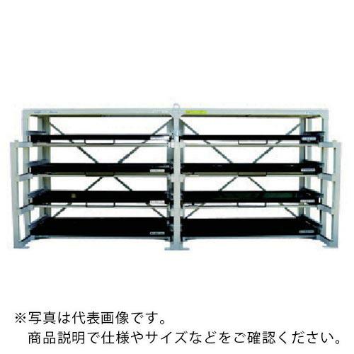 日向 フルスライド式収納棚 スライダ-ラック H8W-1800×800×450H ( H8W