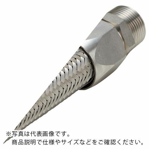 NFK ライトユニオン式(メタルタッチ無溶接式)フレキシブルホース オス×メス型 ( NK-3400MF/SUS304-25A-1500L )
