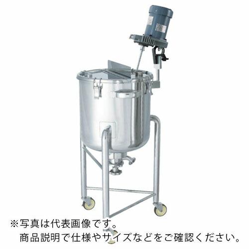 SALE】日東 ステンレス鏡板型攪拌機座付容器タンク底バルブ200L ( DTM