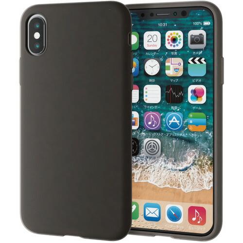 エレコム iPhone XS用シリコンケース  ( PM-A18BSCBK )｜haikanshop｜06