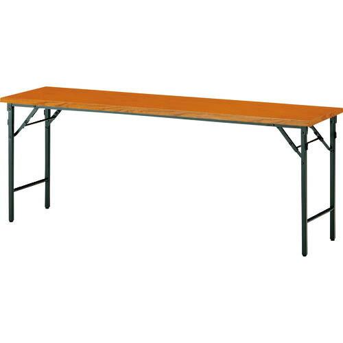 TOKIO 折りたたみテーブル 1200×450mm チーク チーク ( TW-1245TN T )