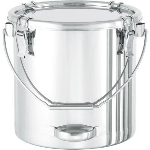 日東 吊り下げ式下部取っ手付密閉容器(クリップ式/FKM) 25L ( CTBD-33/PFA )