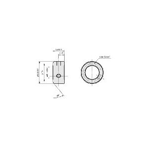 IWATA セットカラー ノーマル 無電解ニッケルメッキ ( SC1710M )｜haikanshop｜02