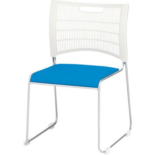 TOKIO スタッキング ミーティングチェア NSC-35 クリアブルー ( NSC-35-CBL )