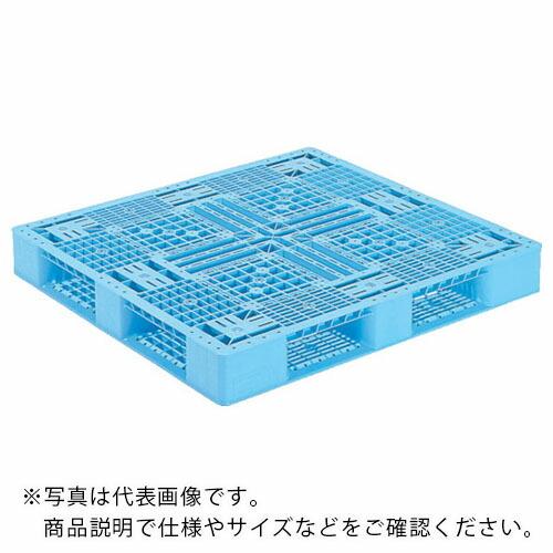 サンコー プラスチックパレット 813008 D4-1112-2青 ( SK-D4-1112-2-BL )