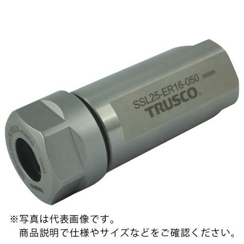 TRUSCO NC旋盤用ストレートシャンクコレットホルダ フラット付きER