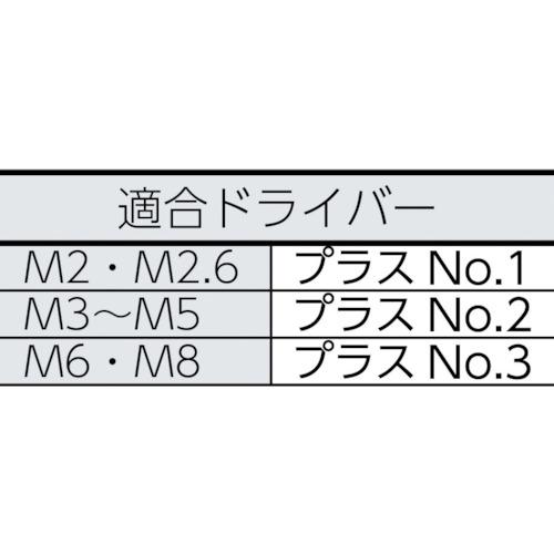 【SALE価格】TRUSCO ナベ頭小ねじ ステンレス 全ネジ M2×8 160本入 ( B05-0208 ) トラスコ中山(株)｜haikanshop｜02