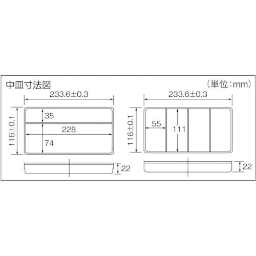 IRIS 237172 小物ケース マイキット 270×160×150 クリア/ブルー ( 27-B (237172) ) アイリスオーヤマ(株)｜haikanshop｜03