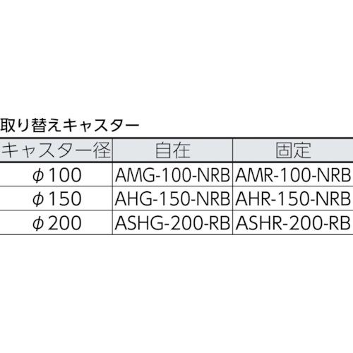 TRUSCO　鋼鉄製運搬車　800X450　Φ100エアキャスター　緑　GN　トラスコ中山(株)　SH-3NAC