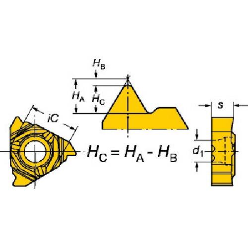 SANDVIK コロスレッド266 ねじ切り加工用チップ(330) 1020 ( 266RG