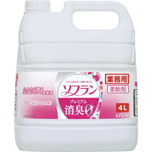 ライオン ソフランプレミアム消臭 フローラルアロマの香り4L  ( JNCFPG4 ) ライオンハイジーン(株)｜haikanshop