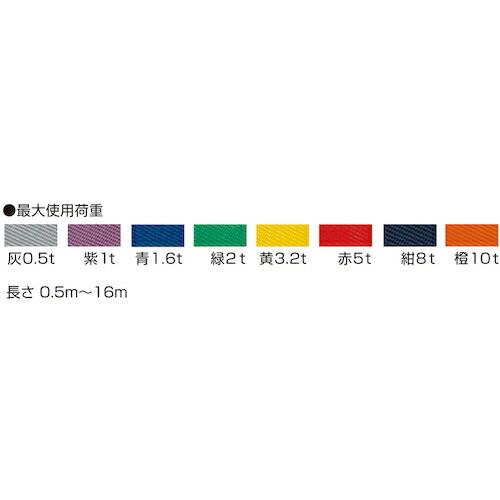 大洋 インカラウンドスリング JIS HN 5t×8.5m(1014301) ( INKJHN-5X8.5